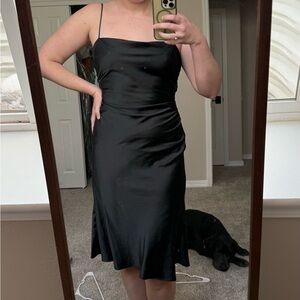 Sachin + Babi Black Cowl Back Dress